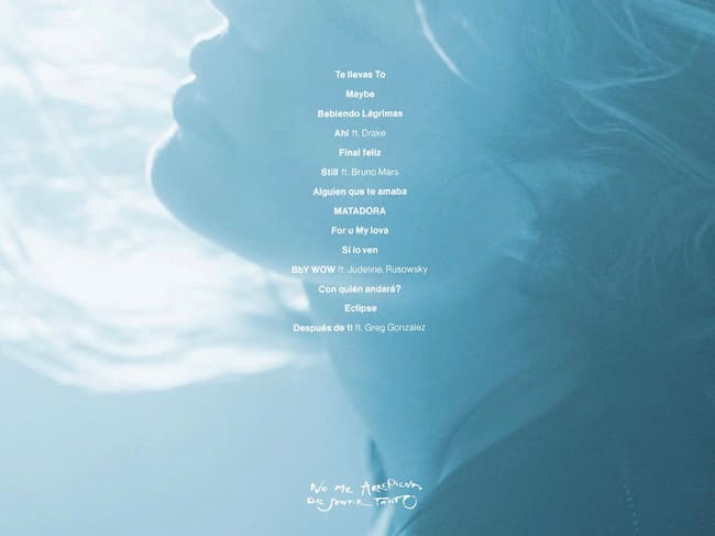 Tracklist de No Me Arrepiento de Sentir Tanto de Karol G