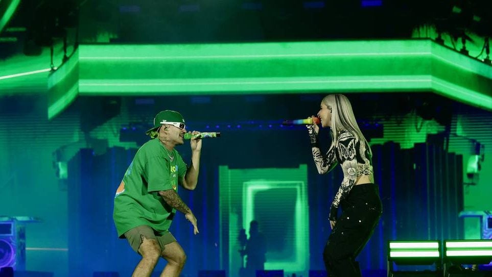 Feid & Young Miko LOS40 Music Awards 2023 / Jorge Paris