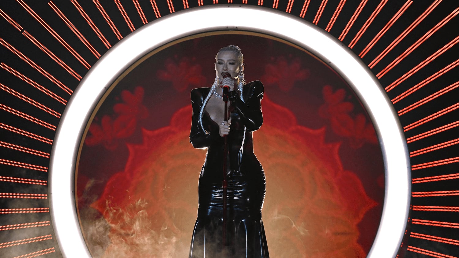 Christina Aguilera performs onstage during the 2022 Billboard Latin Music Awards at Watsco Center on September 29, 2022 in Coral Gables, Florida. Jason Koerner / Getty Images