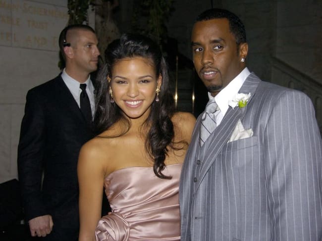Cassie Ventura and Sean Combs are pictured at the New York Public Library for the 2006 CFDA Fashion Awards on June 5, 2006. (Richard Corkery/Getty Images)