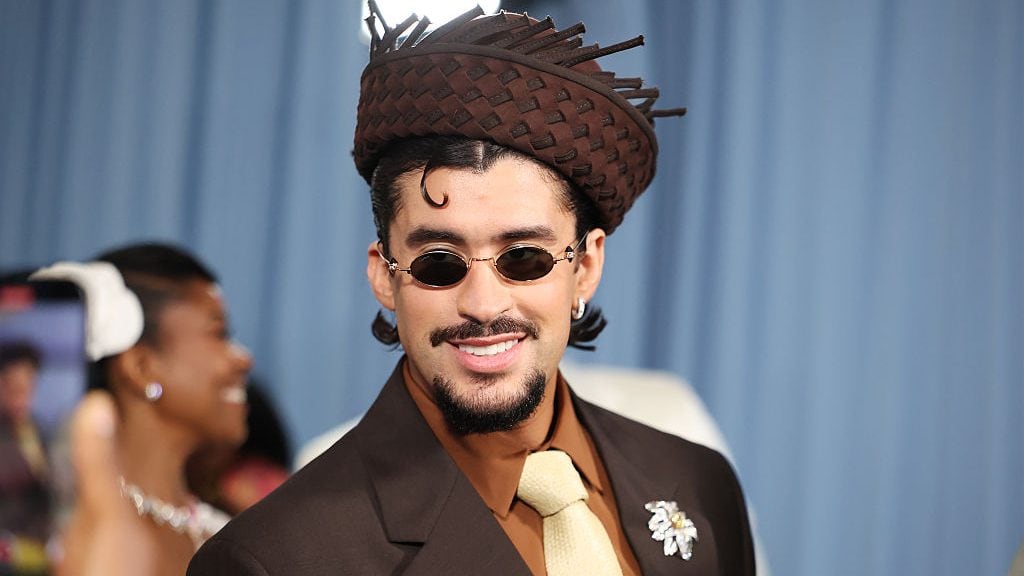 Bad Bunny attends the 2025 Met Gala Celebrating «Superfine: Tailoring Black Style» at Metropolitan Museum of Art on May 05, 2025 in New York City. Mike Coppola/MG25/Getty Images for The Met Museum/Vogue