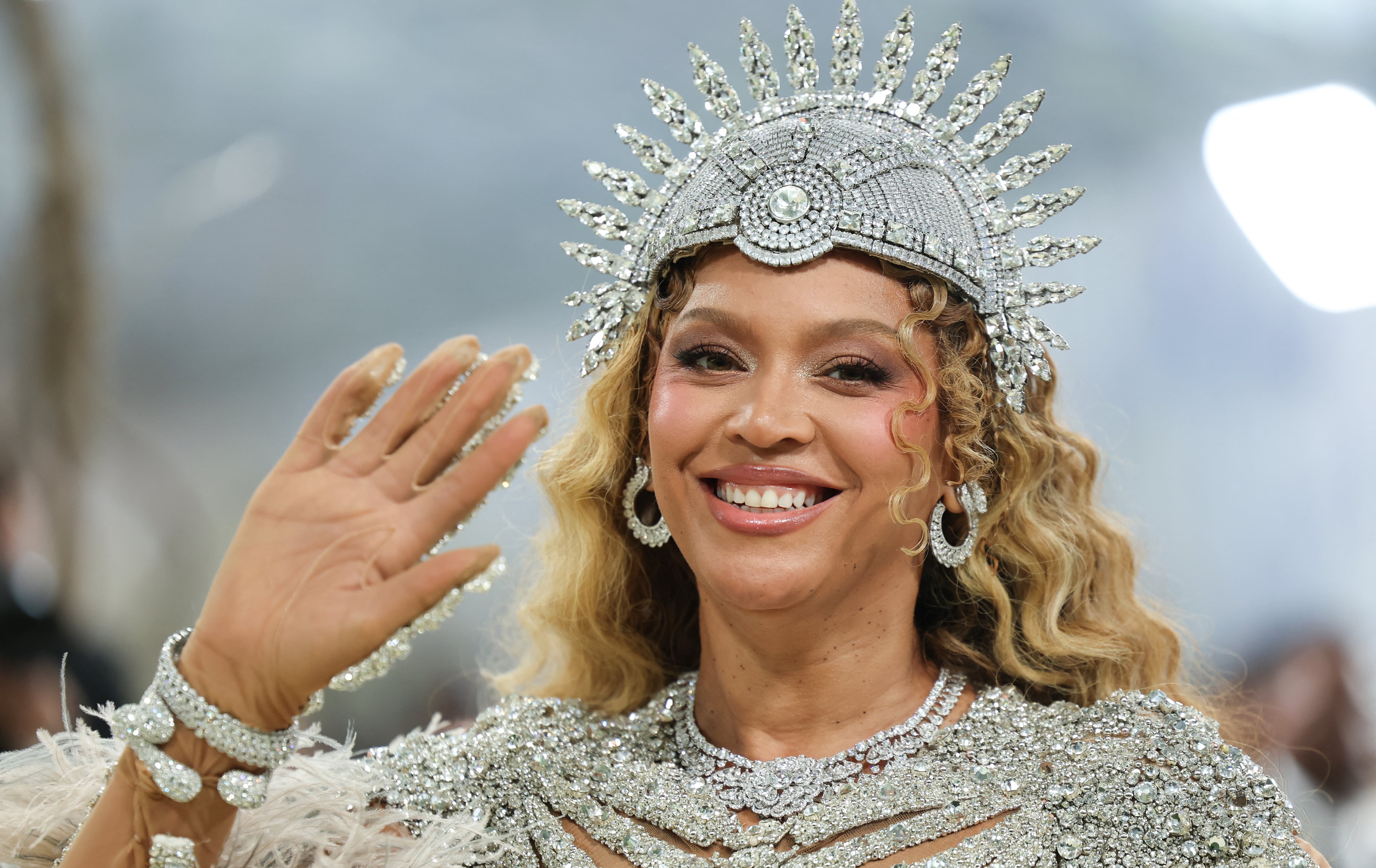 La cantante estadounidense Beyoncé llega a la Gala del Met de 2026, dedicada al «arte del vestuario», en el Museo Metropolitano de Arte de Nueva York, el 4 de mayo de 2026.