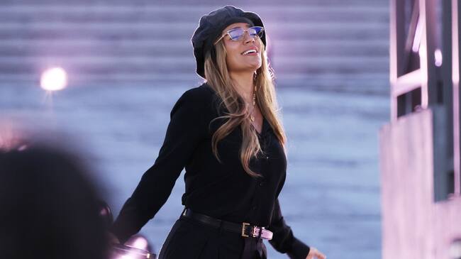 Karol G performs on the stage during the ‘Grace For The World’ event at St. Peter’s Square on September 13, 2025 in Vatican City, Vatican. (Ernesto Ruscio/Getty Images)