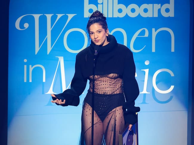 Rosalía en los Premios Billboard Women In Music 2023 en Los Ángeles, California. Rich Polk.