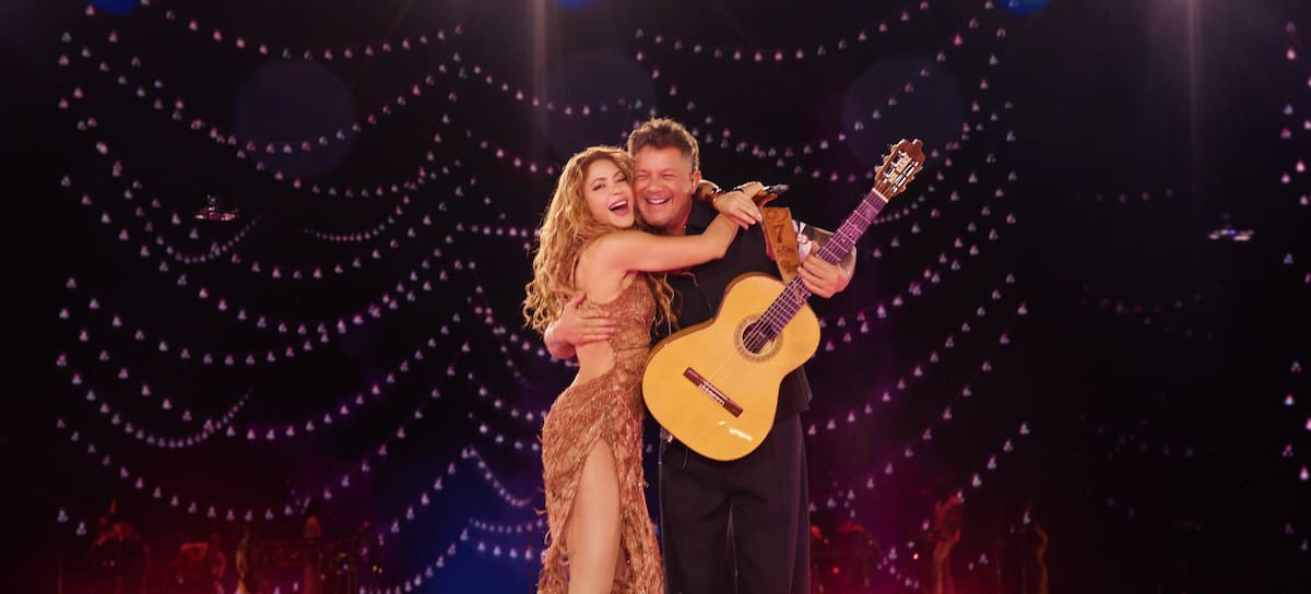 Shakira y Alejandro Sanz durante la residencia de Las Mujeres Ya No Lloran en Madrid, 2026
