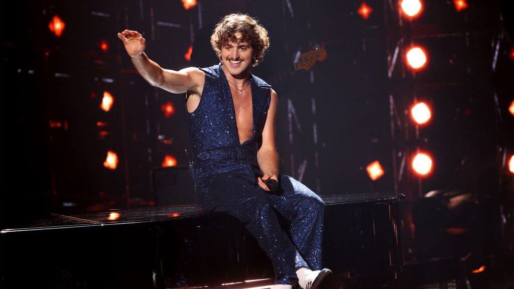 Benson Boone performs onstage during the 2024 MTV Video Music Awards at UBS Arena on September 11, 2024 in Elmont, New York. (Mike Coppola/Getty Images)