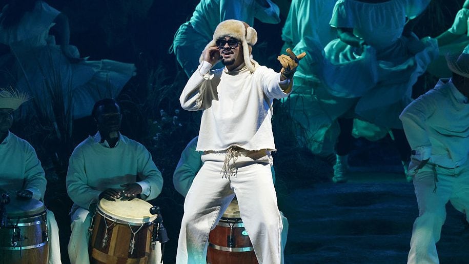 SAN JUAN, PUERTO RICO – JULY 11: Bad Bunny performs onstage during Night One of Bad Bunny: «No Me Quiero Ir De Aqui» Residencia En El Choli at Coliseo de Puerto Rico José Miguel Agrelot on July 11, 2025 in San Juan, Puerto Rico. Kevin Mazur/Getty Images
