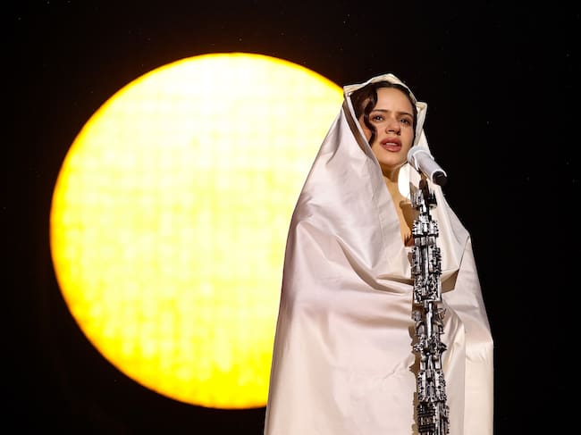 Rosalía en el LUX Tour en Barcelona el 13 de abril de 2026, en el Palau Sant Jordi. Christian Bertrand