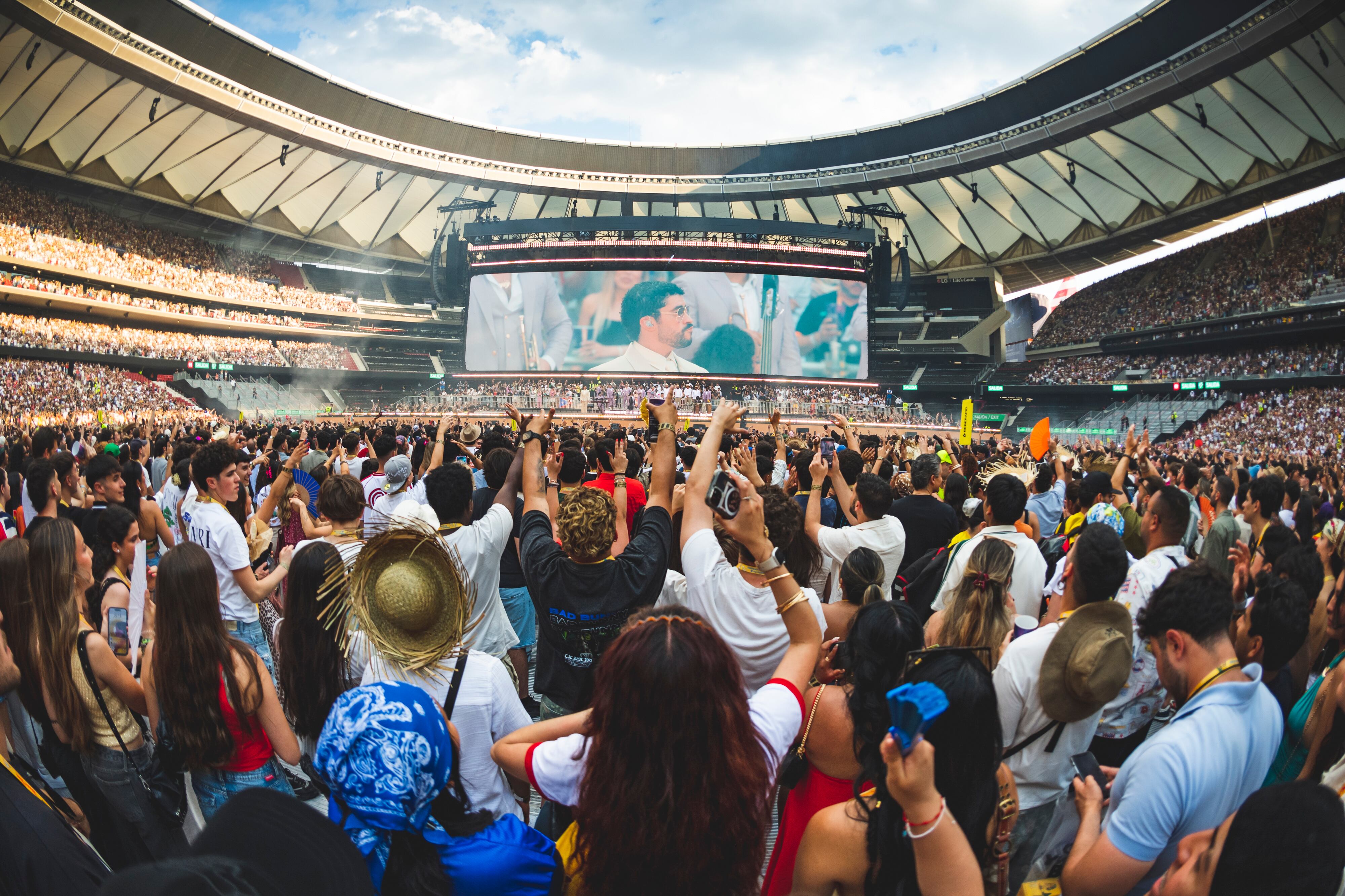 Bad Bunny en el Estadio Metropolitano.