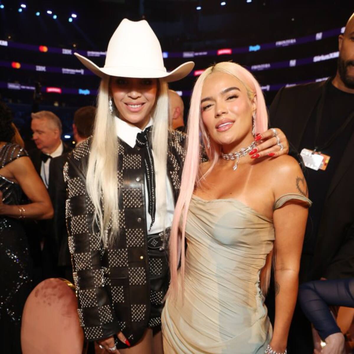 Beyoncé’s Words to Karol G at the 2024 Grammys