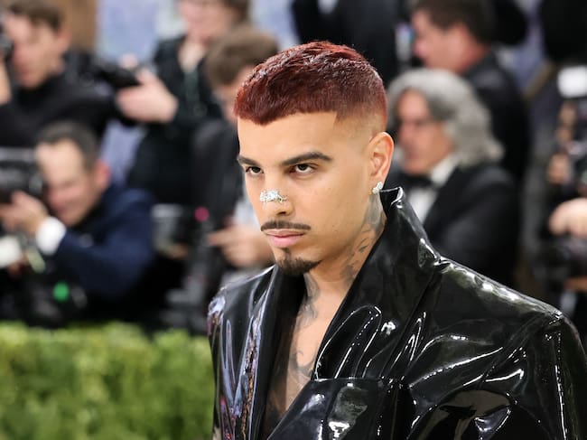 NEW YORK, NEW YORK - MAY 04: Rauw Alejandro attends the 2026 Met Gala celebrating "Costume Art" at the Metropolitan Museum of Art on May 04, 2026 in New York City. (Photo by Theo Wargo/FilmMagic)