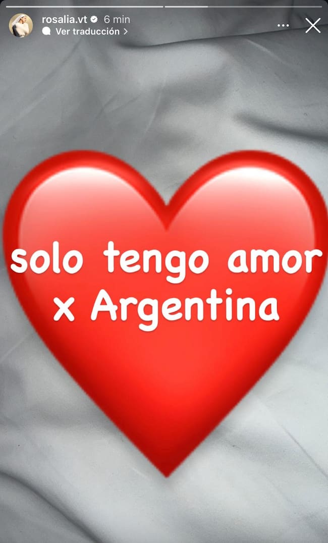 Rosalía en Instagram