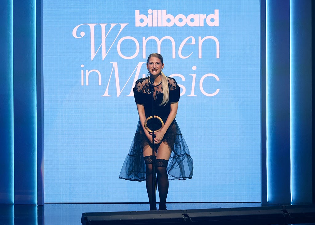 Meghan Trainor at the Billboard Women in Music 2025 held at the YouTube Theater on March 29, 2025 in Los Angeles, California. Rich Polk/Billboard via Getty Images