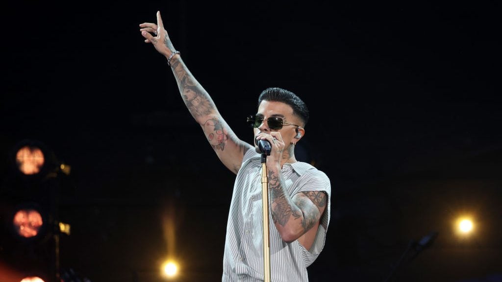 Rauw Alejandro performs onstage during the Global Citizen Festival 2024 in Central Park on September 28, 2024 in New York City. Kevin Mazur/Getty Images for Global Citizen
