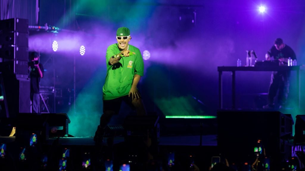 Feid performs during the Latin Grammy Sessions Urbano in Malaga on October 13, 2023 in Malaga, Spain. Alvaro Cabrera/Redferns