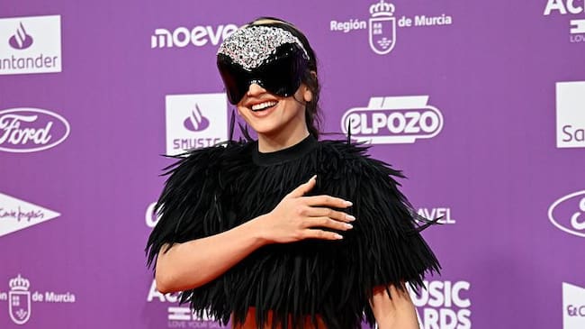 Rosalia attends the Los40 Music Awards Santander at Roig Arena on November 07, 2025 in Valencia, Spain. Carlos Alvarez/Getty Images