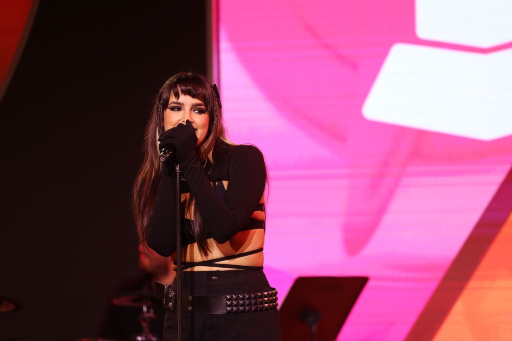Gale performs on stage at the Best New Artist Showcase and CPI during the 24th Annual Latin Grammy Awards on November 14, 2023 in Seville, Spain. Rodrigo Varela/2023 Latin Recording Academy