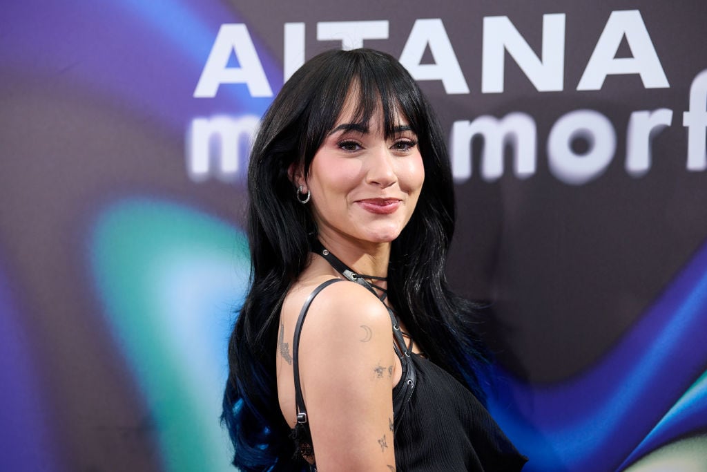 Aitana attends the ‘Aitana: Metamorfosis’ premiere at the Metamorfosis Estudio on February 20, 2025 in Madrid, Spain. Carlos Alvarez/Getty Images