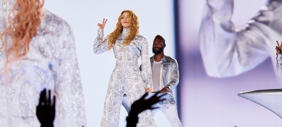 Shakira en su residencia en Madrid