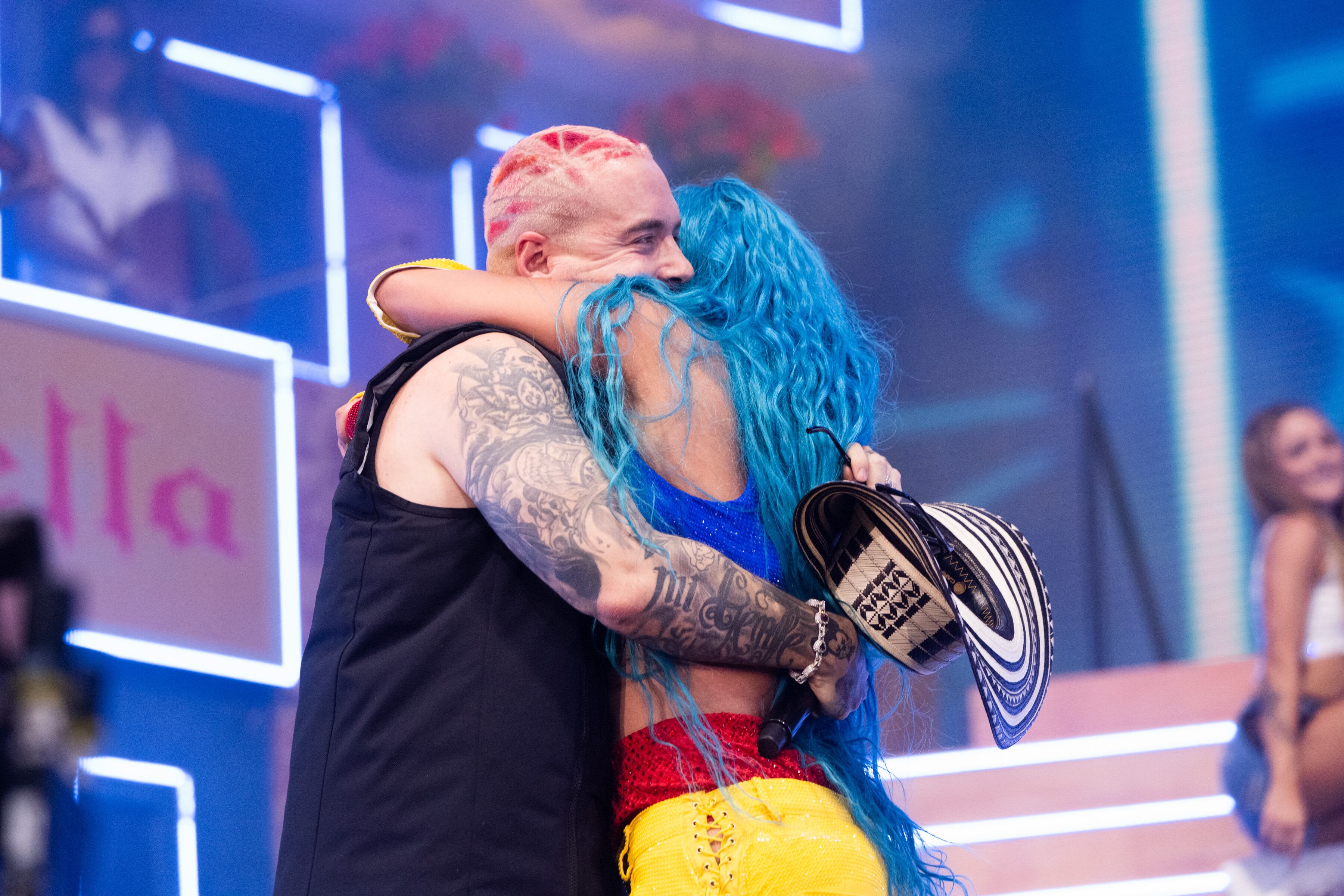 Karol G invitó a J Balvin a su actuación en Coachella en 2022.  Scott Dudelson/Getty Images for Coachella