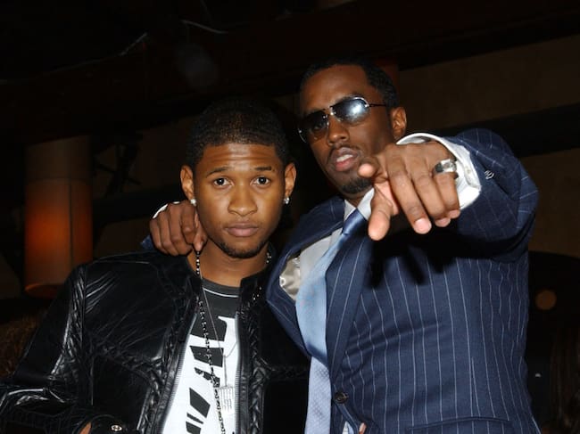 Usher and Sean «P. Diddy» Combs. KMazur/WireImage