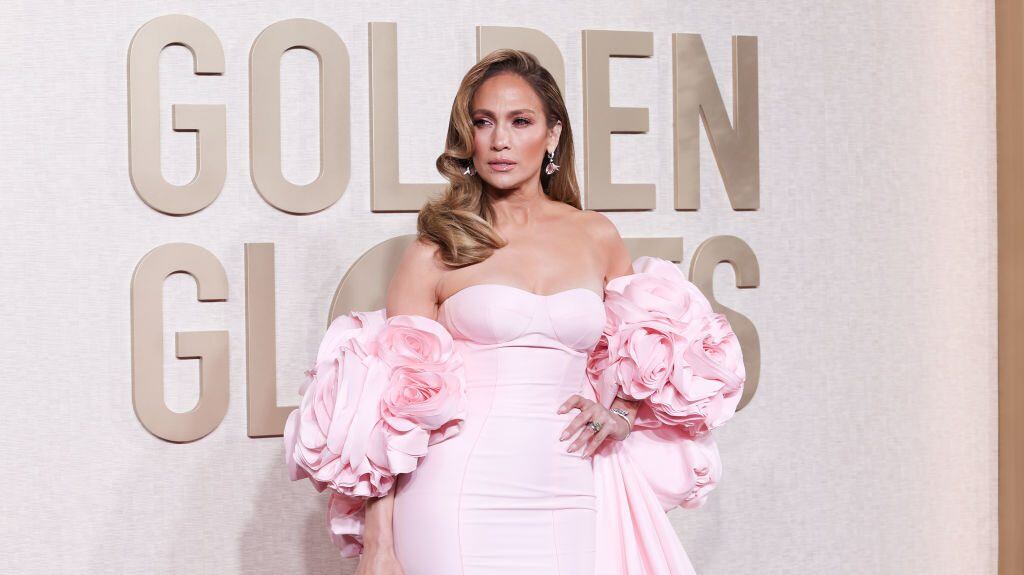 Jennifer Lopez at the 81st Golden Globe Awards held at the Beverly Hilton Hotel on January 7, 2024 in Beverly Hills, California. (Photo by John Salangsang/Golden Globes 2024/Golden Globes 2024 via Getty Images)