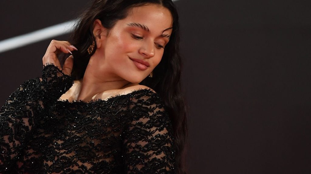 Rosalia arrives at the 24th Annual Latin Grammy Awards ceremony at the Conference and Exhibition Centre.Jorge Guerrero/Getty Images.