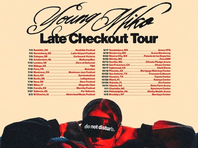 Fechas y ciudades del Late Checkout Tour de Young Miko