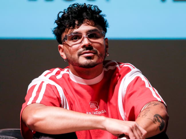 Puerto Rican singer Álvaro Díaz attends a press conference at Pepsi Center WTC on August 17, 2022 in Mexico City, Mexico.