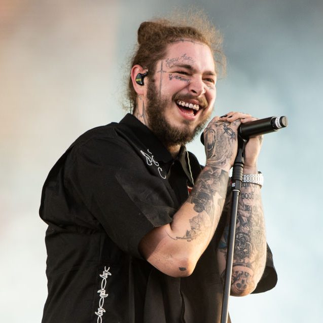 New York, USA. July 18, 2023, New York City, New York: (NEW) Post Malone  Performing live on TSX Stage at Times Square. July 18, 2023, New York, USA:  American rapper Austin Richard