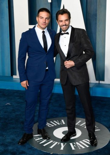 Vadhir Derbez and Eugenio Derbez