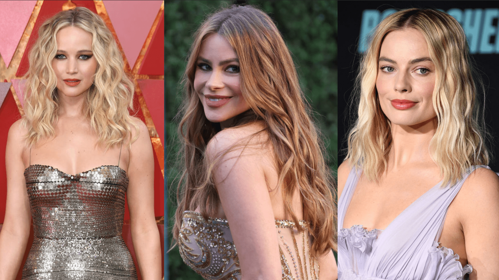 Jennifer Lawrence, Sofia Vergara, Margot Robbie