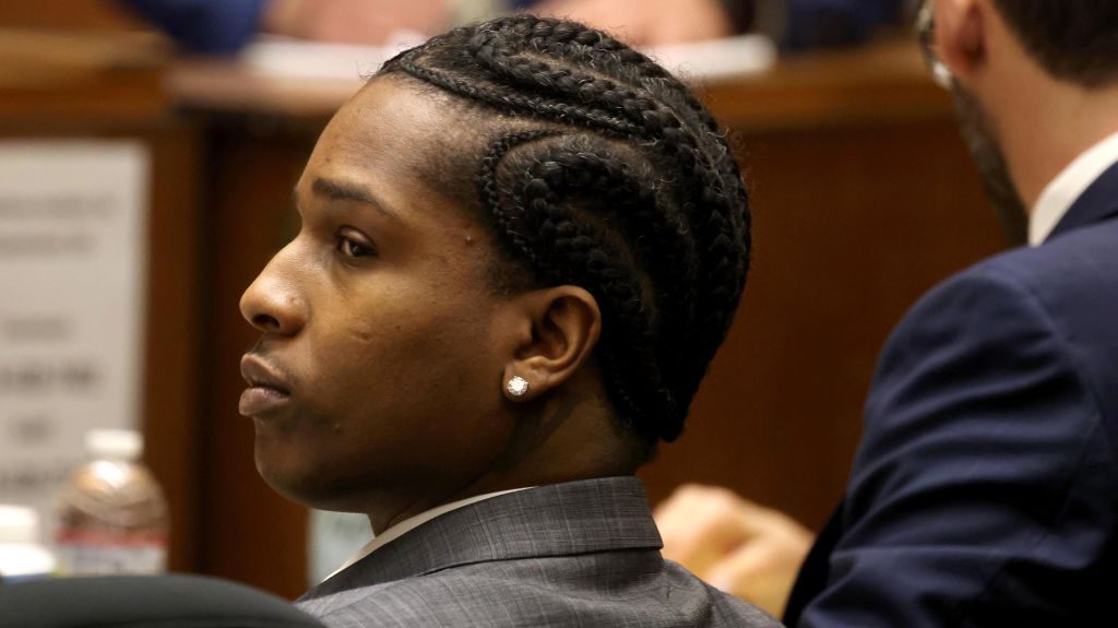 ASAP Rocky Violently Pushes the Press on His Arrival at Murder Attempt Trial