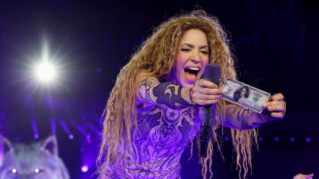 Shakira durante su tour Las Mujeres Ya No Lloran en Barranquilla, Colombia