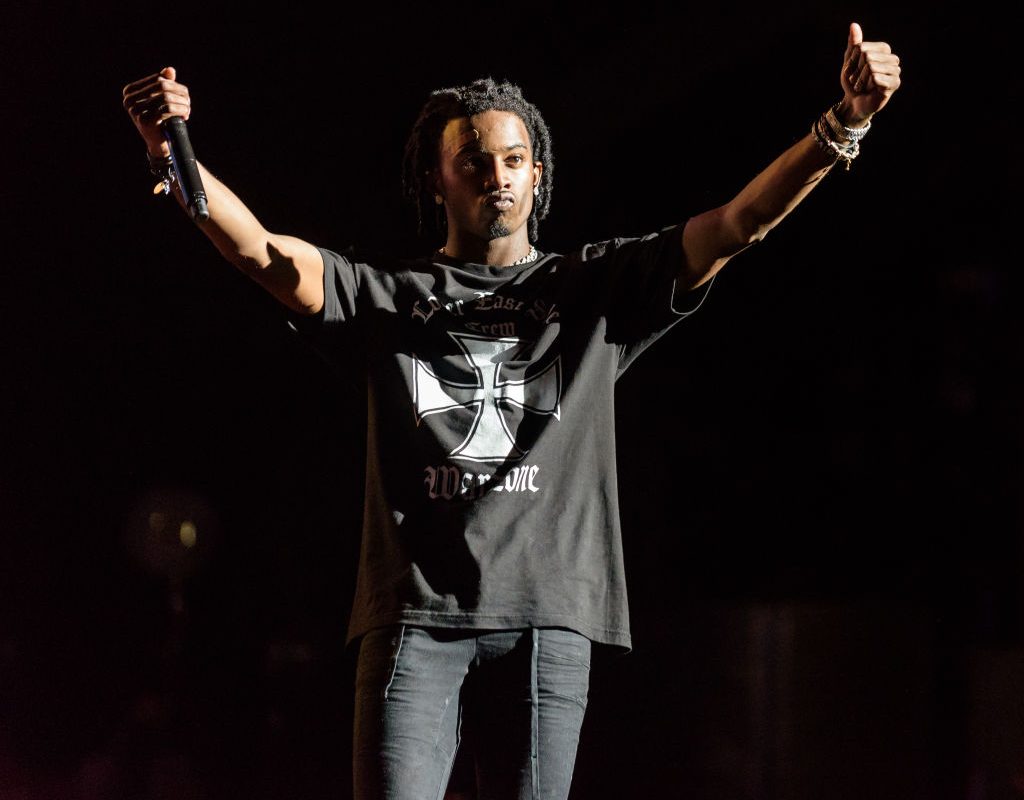 Rapper Playboy Carti performs during the 2018 Trillectro Festival