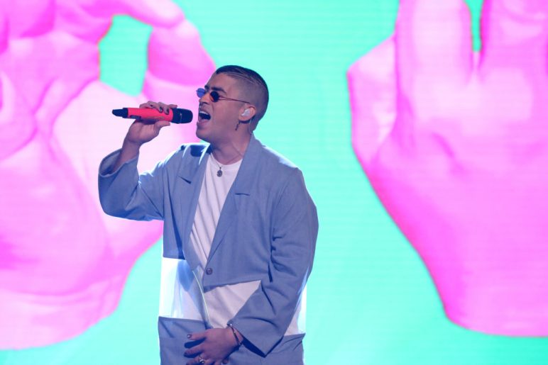 Bad Bunny performs "Estamos Bien" at the Tonight Show