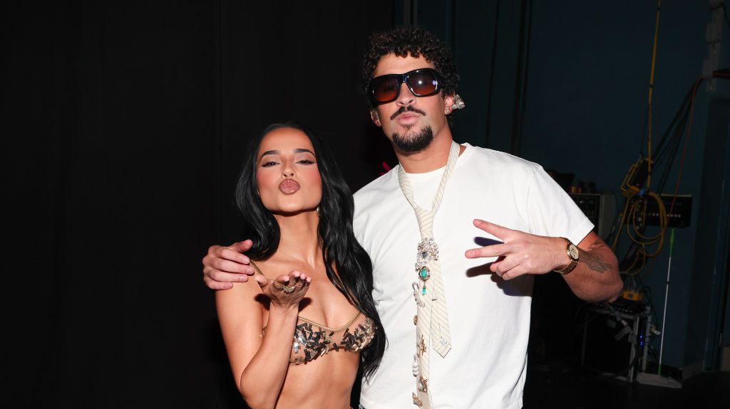 Becky G, Bad Bunny at the 2025 iHeartRadio Music Awards