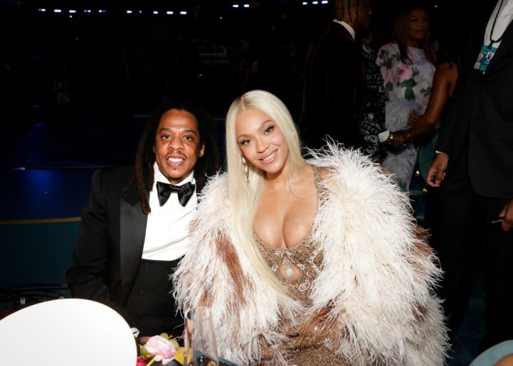 Jay-Z and Beyonce at The 67th Annual Grammy Awards