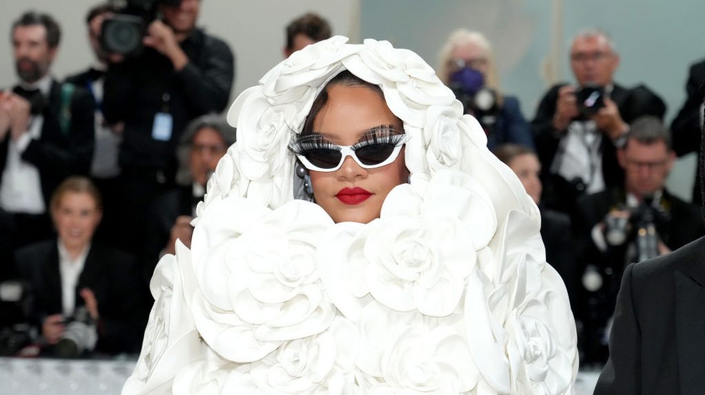 Rihanna attends the 2023 Met Gala