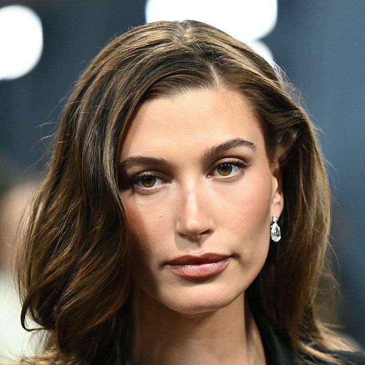 Hailey Bieber at The 2025 Met Gala Celebrating "Superfine: Tailoring Black Style" held at the Metropolitan Museum of Art