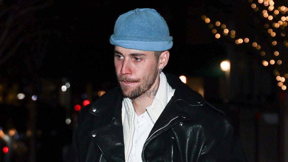 Justin Bieber is seen on The Upper East Side on January 31, 2025 in New York City