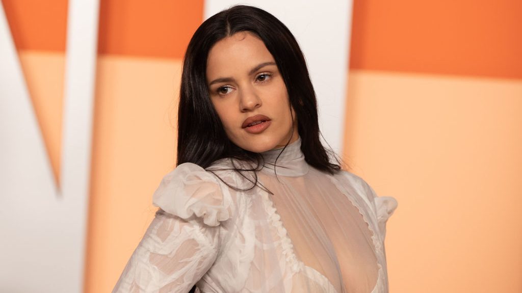Rosalia attends the 2025 Vanity Fair Oscar After Party Arrivals on March 3, 2025 at Wallis Annenberg Center for the Performing Arts in Beverly Hills, California