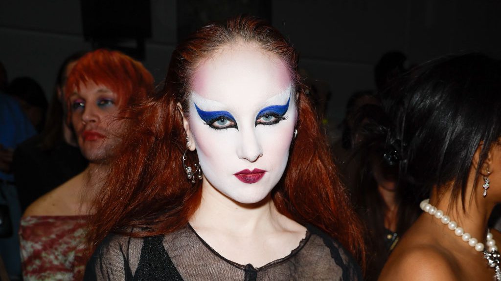 Chappell Roan at the Vivienne Westwood Fall RTW 2025 fashion show