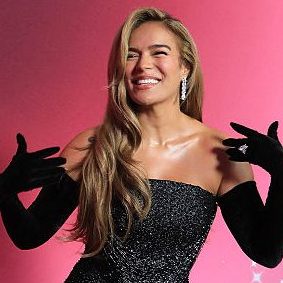 Colombian singer Karol G poses for a picture during the launch of her documentary "Mañana Fue Muy Bonito"