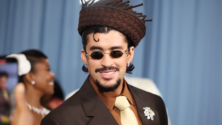 Bad Bunny attends the 2025 Met Gala Celebrating "Superfine: Tailoring Black Style"