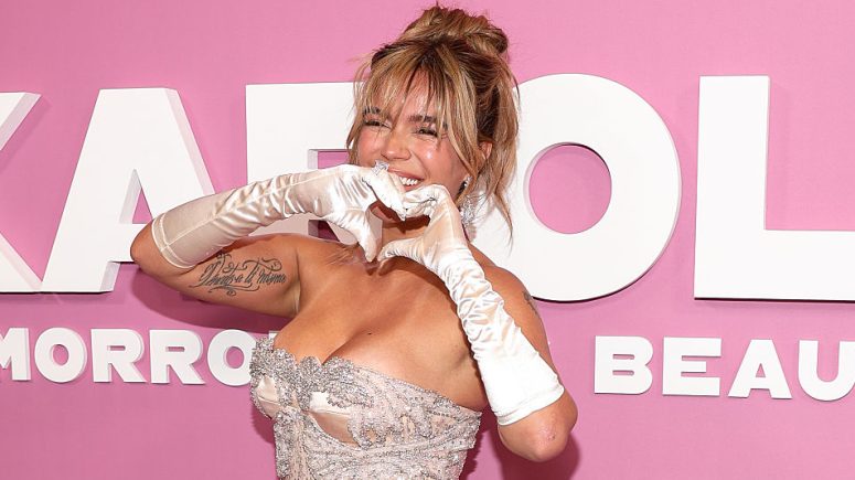 Karol G attends the New York screening of Netflix's "Karol G: Tomorrow Was Beautiful"