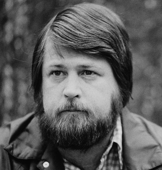 American musician, singer, songwriter and record producer, Brian Wilson, of The Beach Boys, Oslo, Norway, 1982.