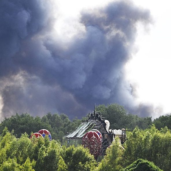 TOMORROWLAND FESTIVAL FIRE
