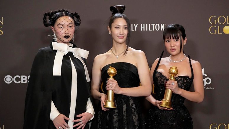 Audrey Nuna, Ejae y Rei Ami, ganadoras de la categoría de Mejor Canción Original para "Golden" de "KPop Demon Hunters"