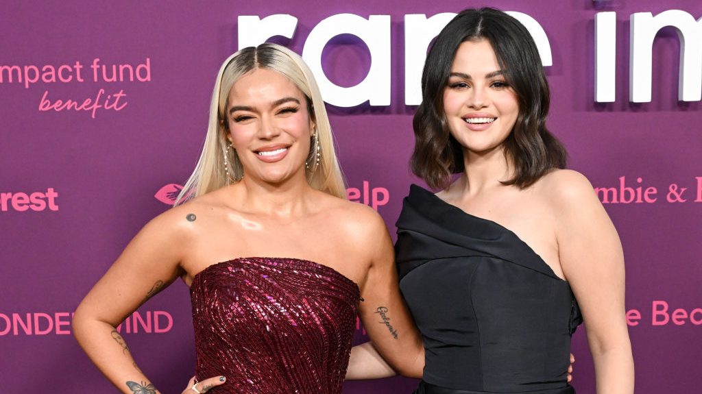 Karol G, Selena Gomez at Selena Gomez's 2nd Annual Rare Impact Fund Benefit